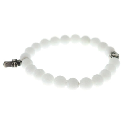 Chrome Hearts 6 mm Bead Bracelet White Silver — view 4