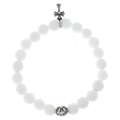 Chrome Hearts 6 mm Bead Bracelet White Silver — view 2