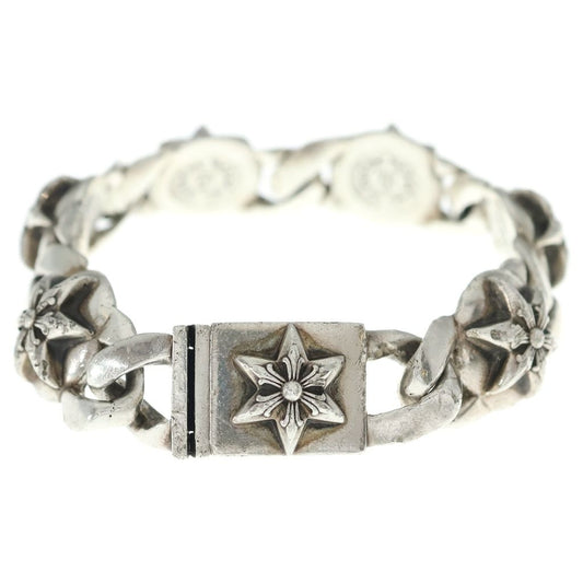 Chrome Hearts Star Link Silver Bracelet
