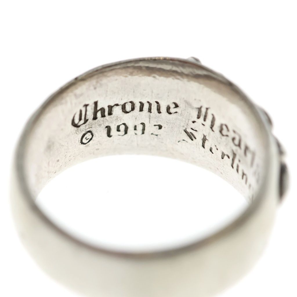 Chrome Hearts Flrl Crs Floral Cross Ring Silver — view 5