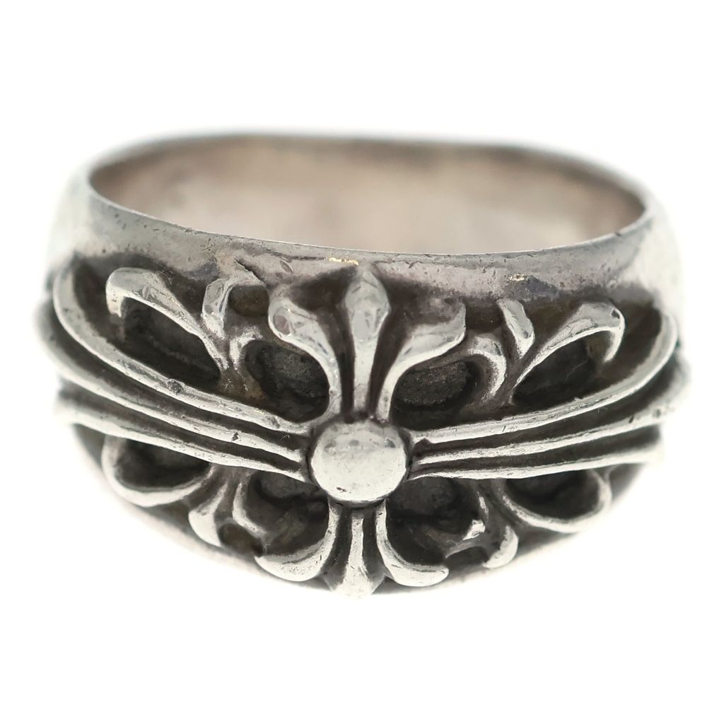 Chrome Hearts Flrl Crs Floral Cross Ring Silver — view 4