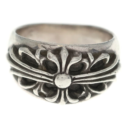 Chrome Hearts Flrl Crs Floral Cross Ring Silver — view 4