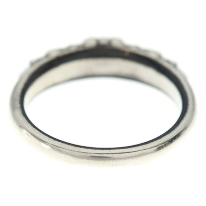 Chrome Hearts Baby Classic Floral Black Sling Silver Ring — view 2