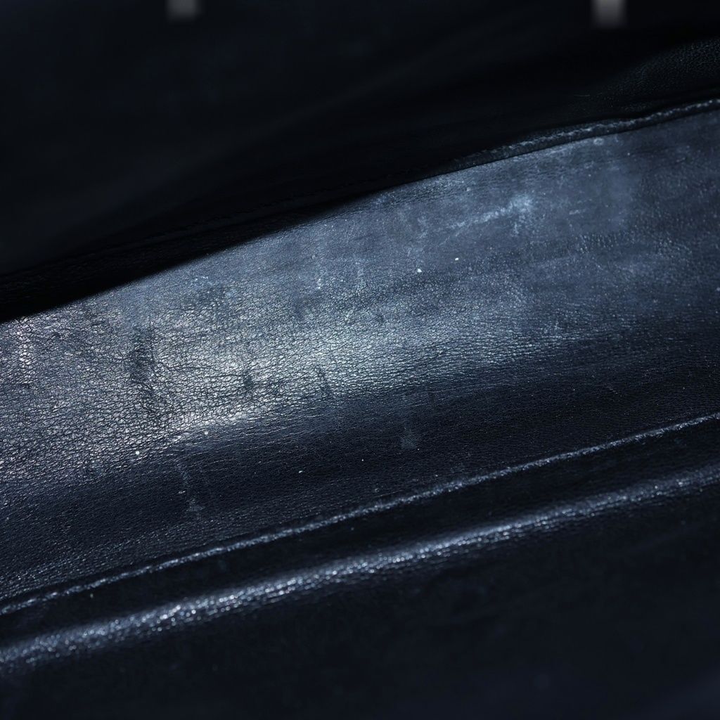 Chrome Hearts Filig Cross Leather Clutch Black Silver — view 5