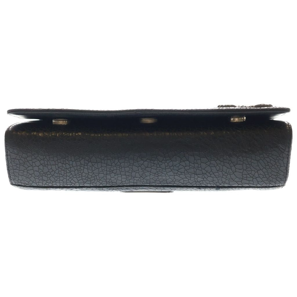 Chrome Hearts Filig Cross Leather Clutch Black Silver — view 4
