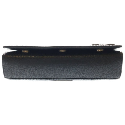 Chrome Hearts Filig Cross Leather Clutch Black Silver — view 4