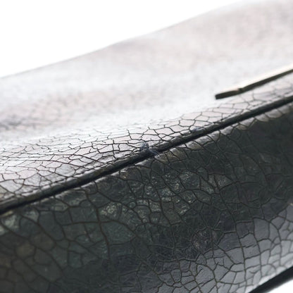 Chrome Hearts Filig Cross Leather Clutch Black Silver — view 6