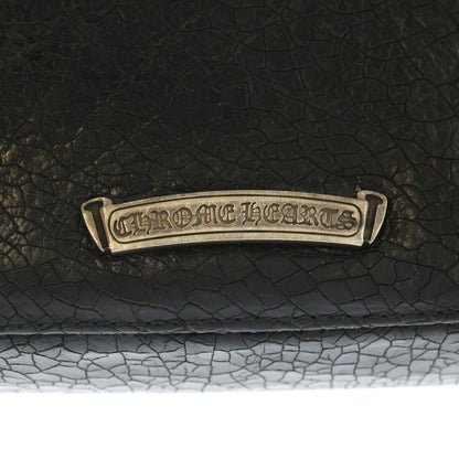 Chrome Hearts Filig Cross Leather Clutch Black Silver — view 7