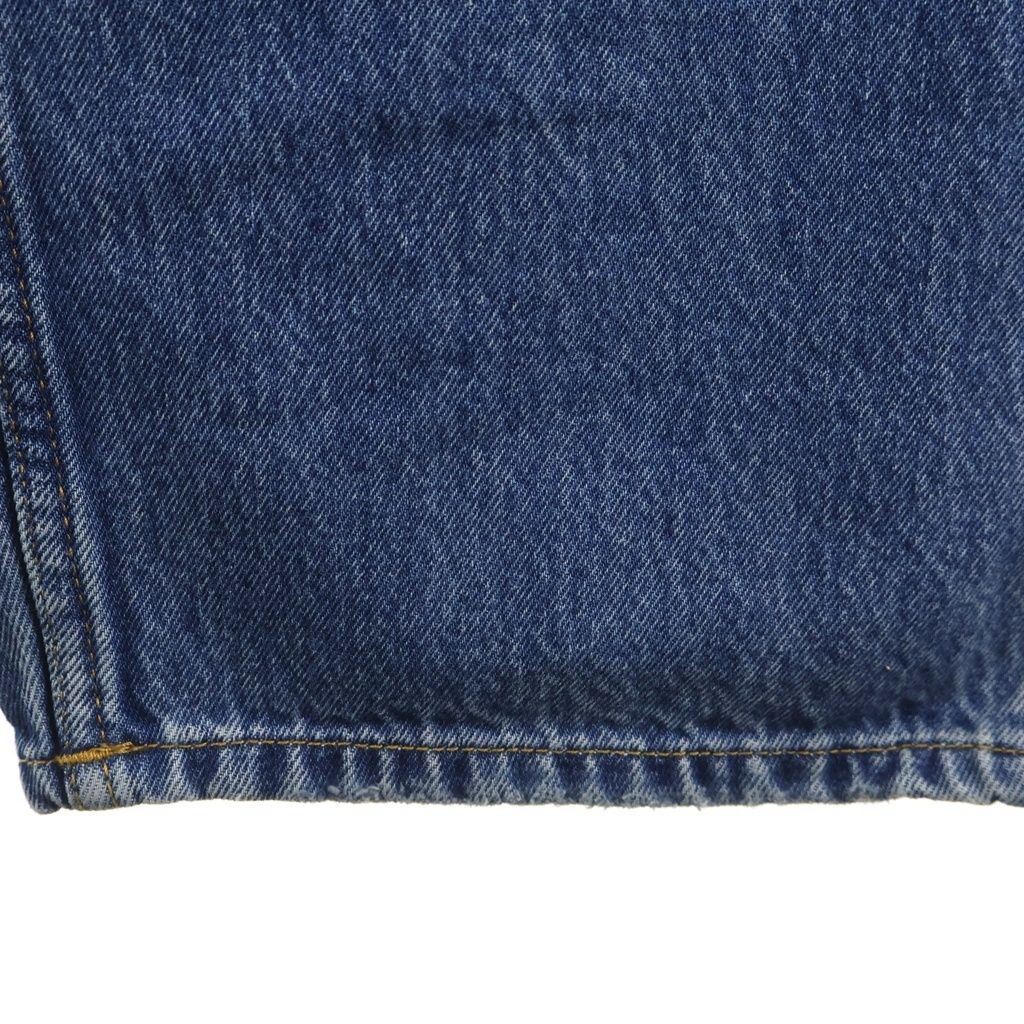 Saint Laurent Paris Distressed Button Fly 5 Pockets Denim Pants Jeans Indigo — view 5