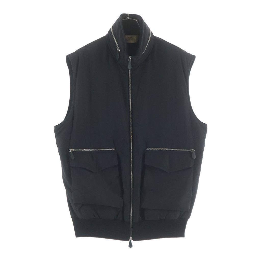 Hermes Nylon Polyester Vest Lining Black