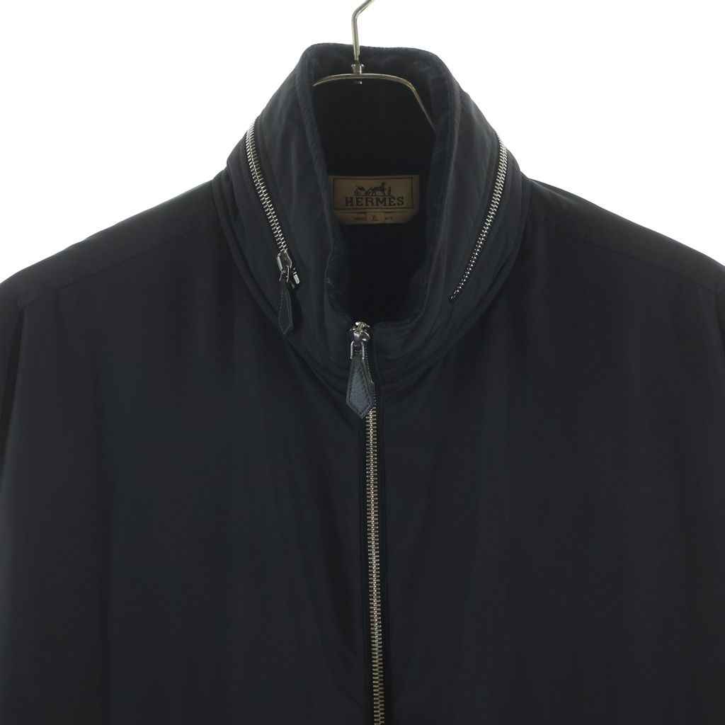 Hermes Nylon Polyester Vest Lining Black — view 3