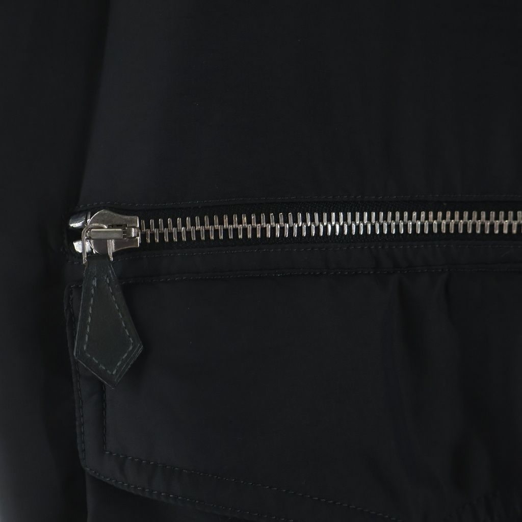 Hermes Nylon Polyester Vest Lining Black — view 5