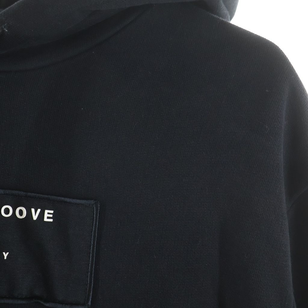 Dolce & Gabbana Follow Our Groove Logo Patch Pullover Hoodie Patchwork Black — view 4