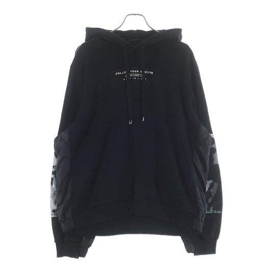 Dolce & Gabbana Follow Our Groove Logo Patch Pullover Hoodie Patchwork Black