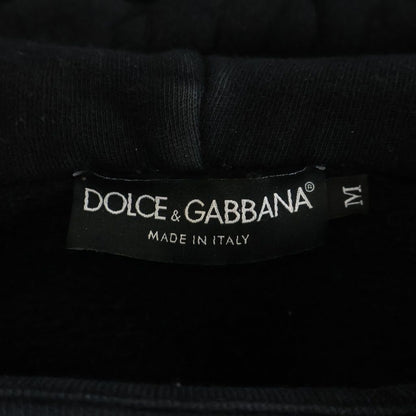 Dolce & Gabbana Front Graphic Pullover Hoodie Black — view 6