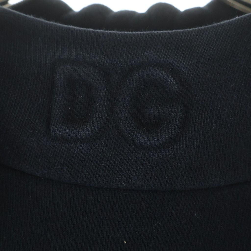 Dolce & Gabbana Front Graphic Pullover Hoodie Black — view 4
