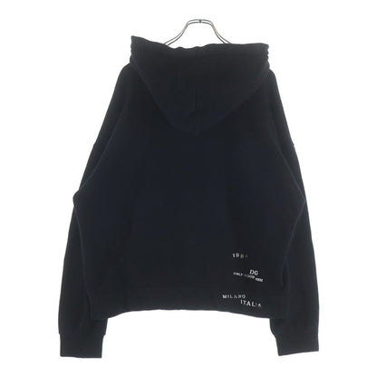 Dolce & Gabbana Front Graphic Pullover Hoodie Black — view 2