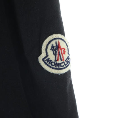 Moncler Batman Collaboration Logo Print Short Sleeve T-Shirt with Patch Crew — view 6