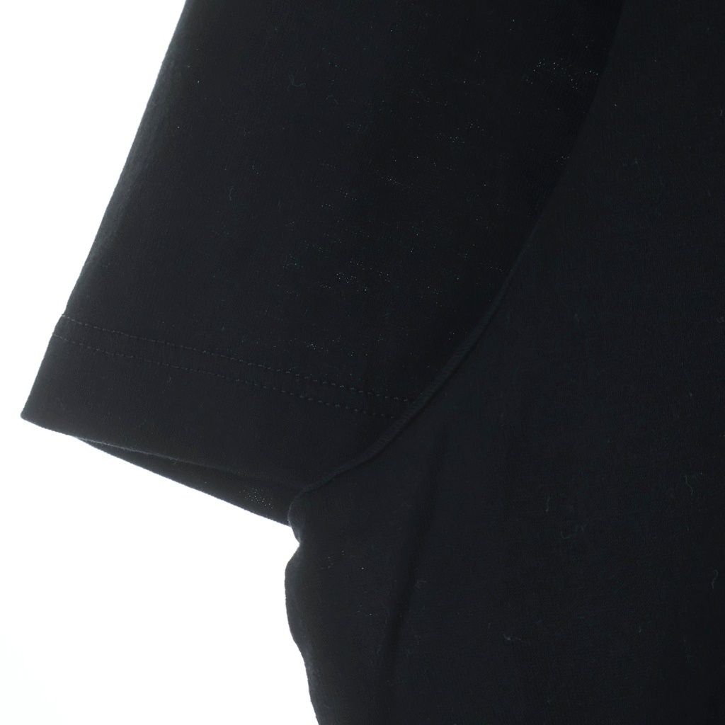 Dior Montaigne Print Short Sleeve T-Shirt Crew Neck Top Black — view 6