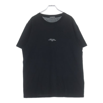 Dior Montaigne Print Short Sleeve T-Shirt Crew Neck Top Black