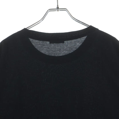 Dior Montaigne Print Short Sleeve T-Shirt Crew Neck Top Black — view 4