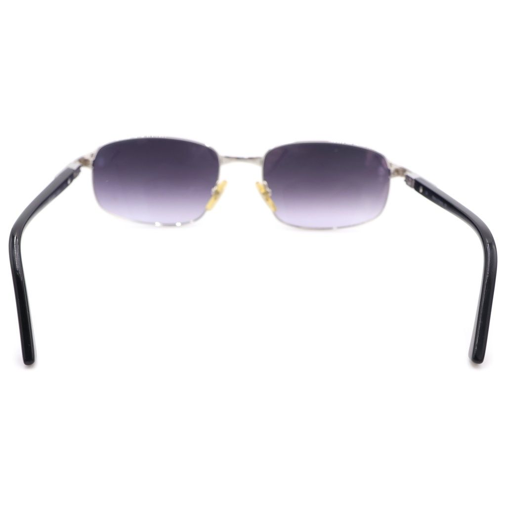 Cartier Santos Sunglasses Dark Purple Lens Silver Frame Eyewear — view 2