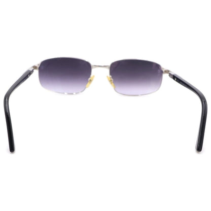 Cartier Santos Sunglasses Dark Purple Lens Silver Frame Eyewear — view 2