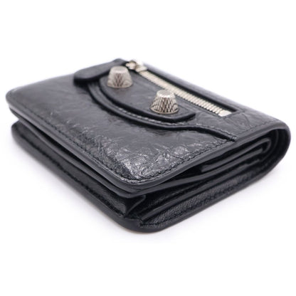 Balenciaga Cagole Square Fold Wallet Black — view 5