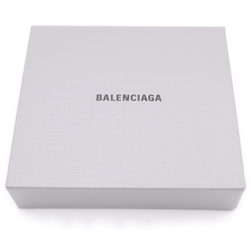 Balenciaga Cagole Square Fold Wallet Black — view 6