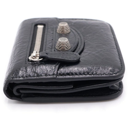 Balenciaga Cagole Square Fold Wallet Black — view 3