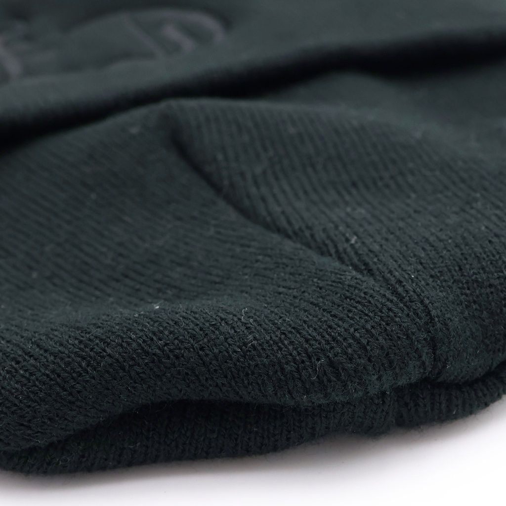 Chrome Hearts CH Logo Embroidery Acrylic Beanie CH Knit Hat Black — view 5