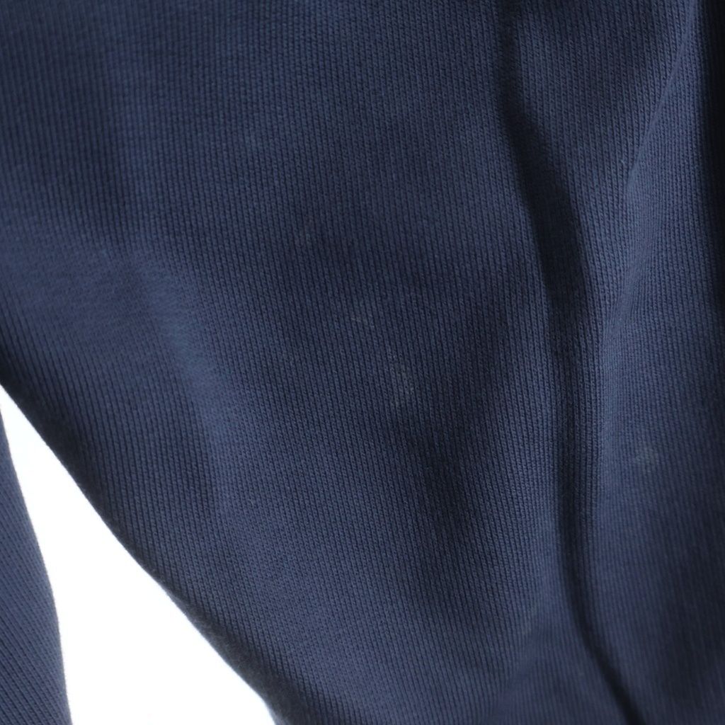 Balenciaga Hand Drawn BB Icon Hoodie Distressed Logo Oversize Pullover Navy — view 5