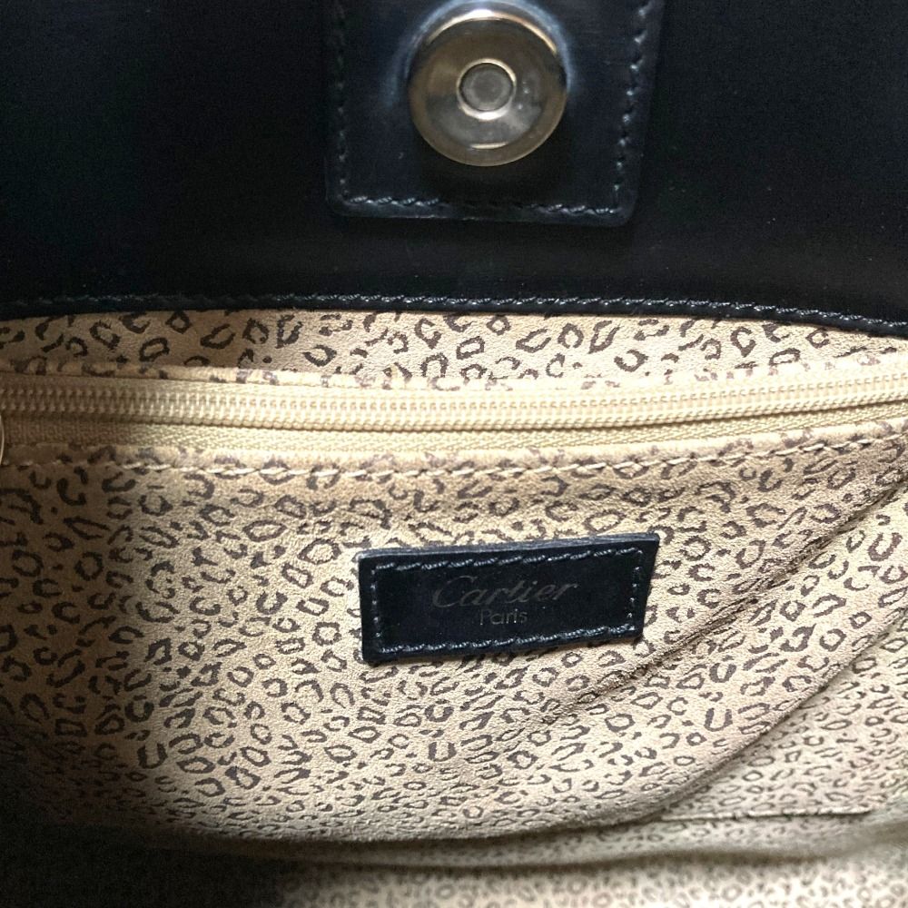 Cartier Leather Tote Black LadySecond — view 7