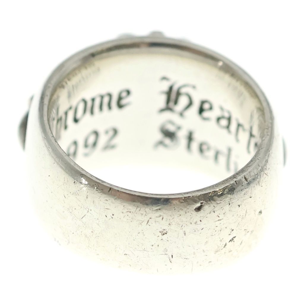 Chrome Hearts Flrl Crs Floral Cross Ring Silver — view 2
