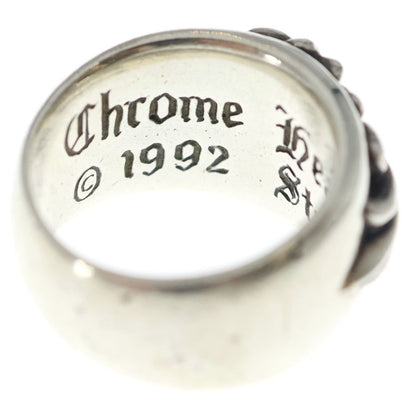 Chrome Hearts Flrl Crs Floral Cross Ring Silver — view 5