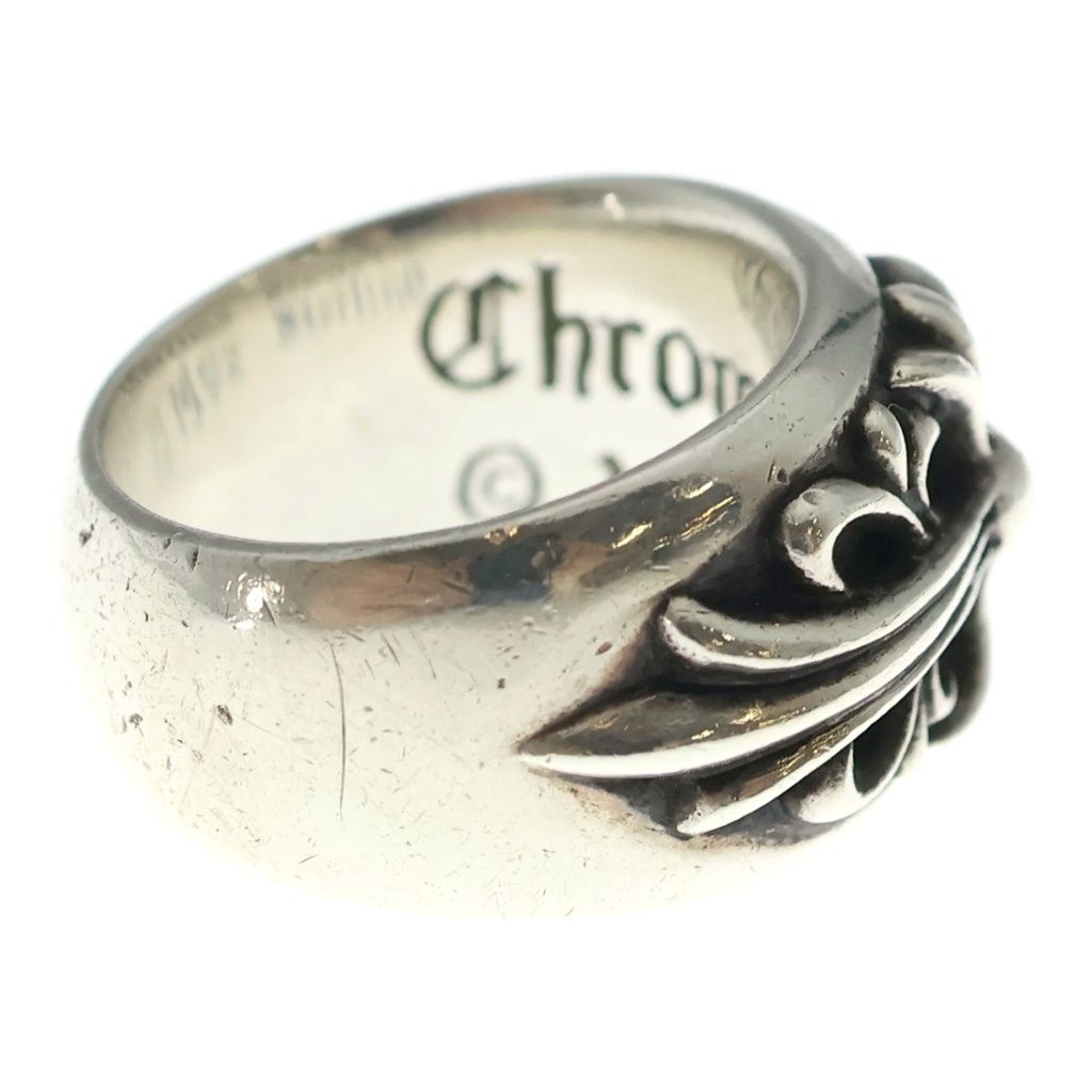 Chrome Hearts Flrl Crs Floral Cross Ring Silver — view 3