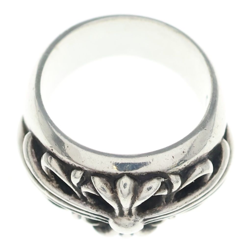 Chrome Hearts Flrl Crs Floral Cross Ring Silver — view 6