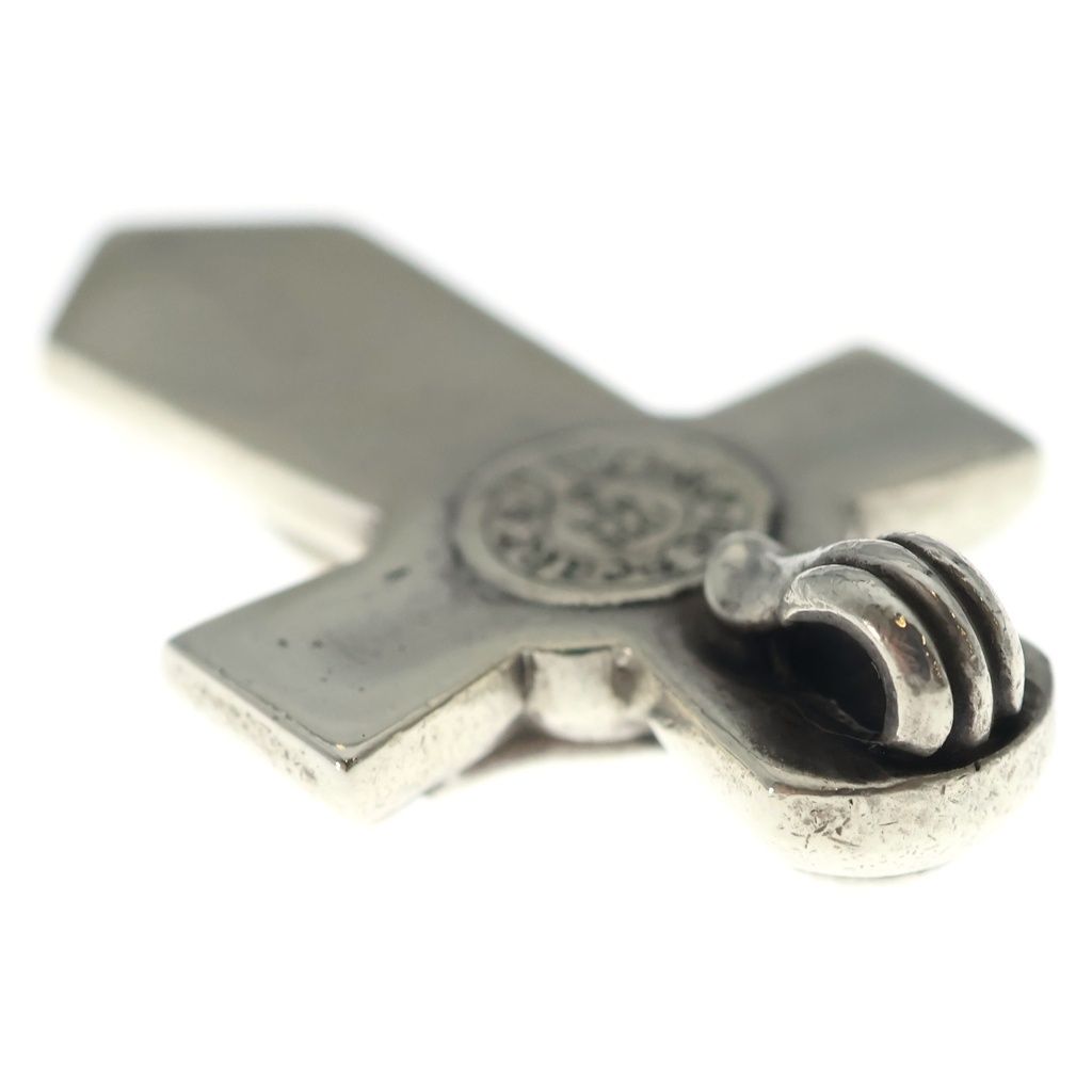 Chrome Hearts Vulcan Cross Pendant Top Silver — view 5