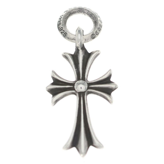 Chrome Hearts Tiny CH Cross Charm Necklace Top Silver