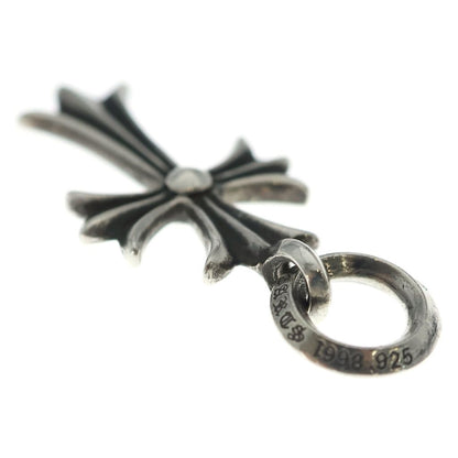 Chrome Hearts Tiny CH Cross Charm Necklace Top Silver — view 5