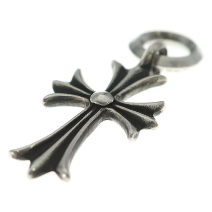 Chrome Hearts Tiny CH Cross Charm Necklace Top Silver — view 6