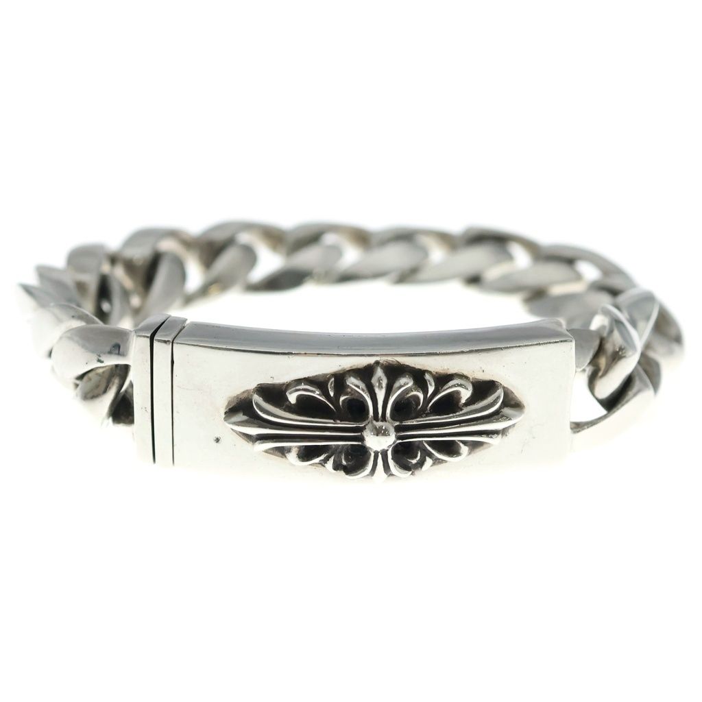 Chrome Hearts Clsc Chn Lnk Classic Link Clip Bracelet 13 Links Silver