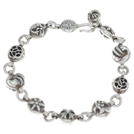 Chrome Hearts No2 Multi Ball Bracelet Silver