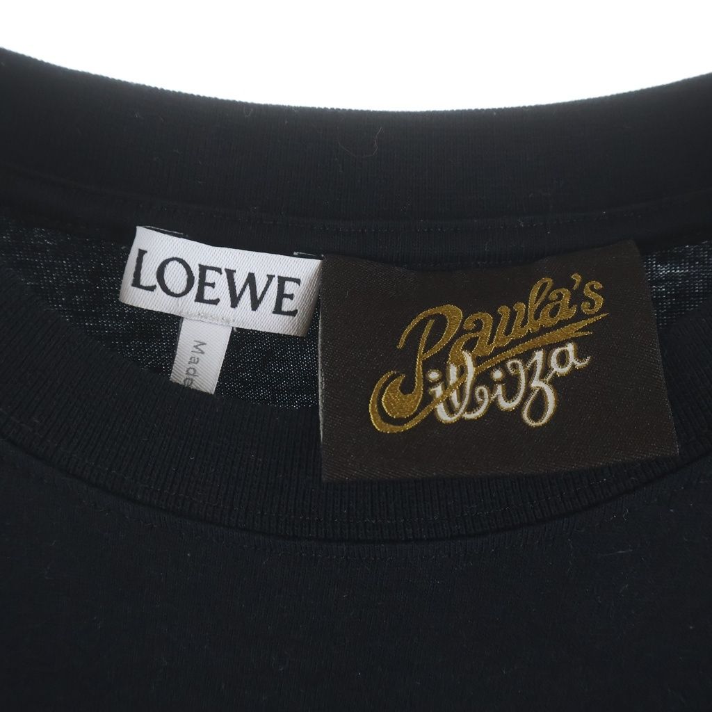 Loewe Cactus Logo Embroidery Tee Paula's Ibiza Embroidered Short Sleeve Top — view 7