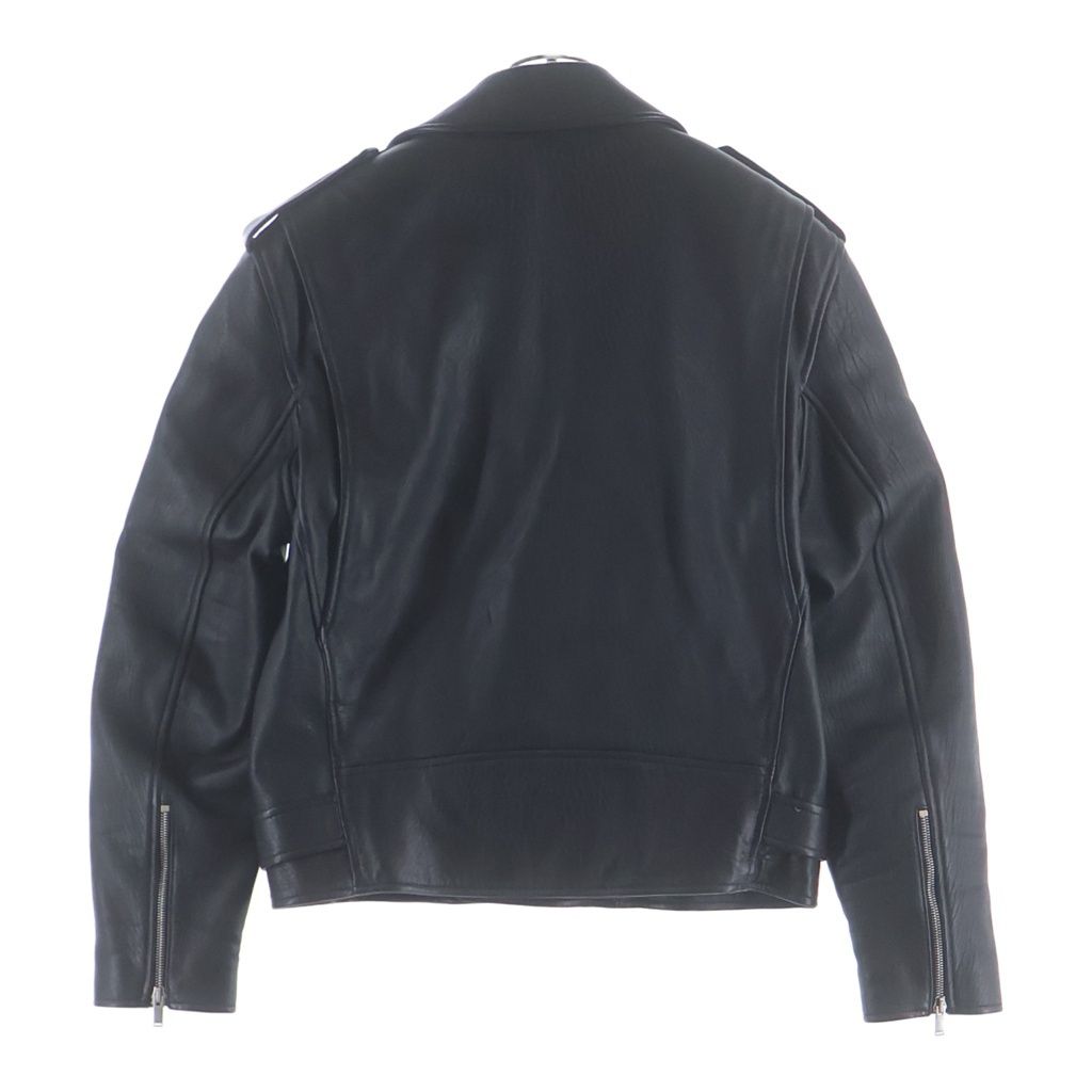 Saint Laurent Paris Motorcycle Jacket Rider's Black Leather 46 — view 2