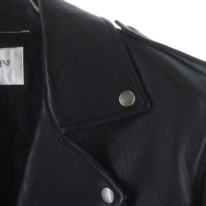 Saint Laurent Paris Motorcycle Jacket Rider's Black Leather 46 — view 4