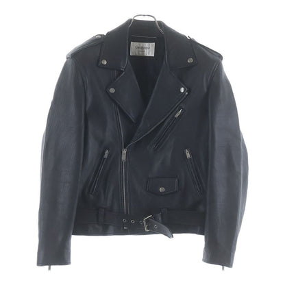 Saint Laurent Paris Motorcycle Jacket Rider's Black Leather 46