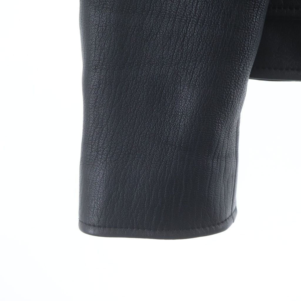 Saint Laurent Paris Motorcycle Jacket Rider's Black Leather 46 — view 5