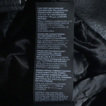 Saint Laurent Paris Motorcycle Jacket Rider's Black Leather 46 — view 7