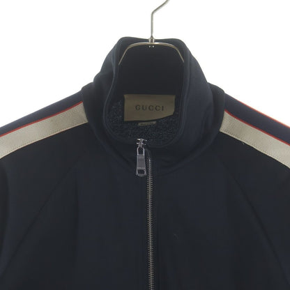 Gucci Logo Side Line Technical Jersey Track Jacket Black Cotton — view 3